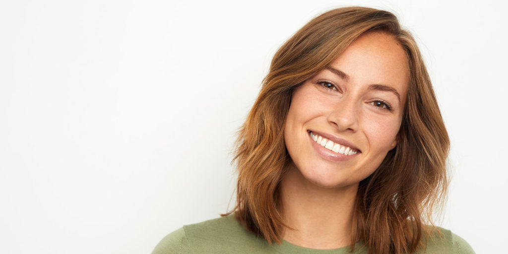 dental patient smiling